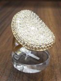 ANEL OVAL COM 217 ZIRCÔNIAS CRAVEJAS PANFL