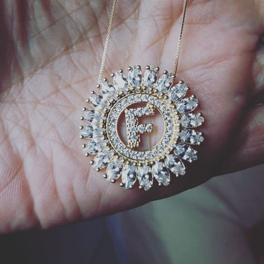Mandala de Letra F - Redonda